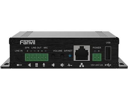Fanvil PA3 Video Intercom  Paging Gateway, 2 SIP Lines, 1 Speaker interface and 1 microphone inte...