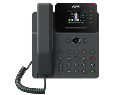 Fanvil V61W Prime Business Phone 2.4-inch color screen, HD audio, HAC, Wi-Fi. Bluetooth, PoE Supp...
