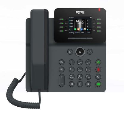 Fanvil V63 Essential Business Phone 2.7' Graphical Dot-Matrix Backlit Screen, Dual Gigabit Ports,... - Image 2