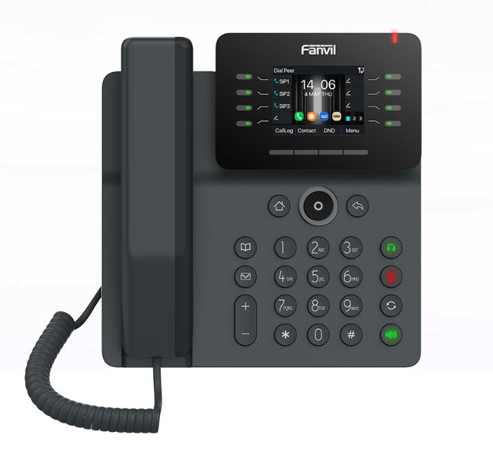 Fanvil V63 Essential Business Phone 2.7' Graphical Dot-Matrix Backlit Screen, Dual Gigabit Ports,... - Image 4