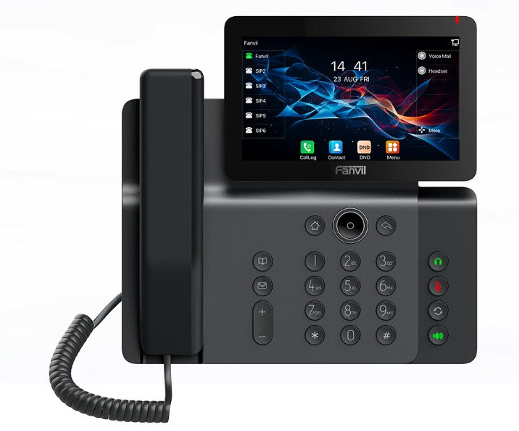 Fanvil V66 Prime Business IP Phone, 7' Color Touch Screen, HD Audio, Wi-Fi 6, Bluetooth 5.4, 20 S...