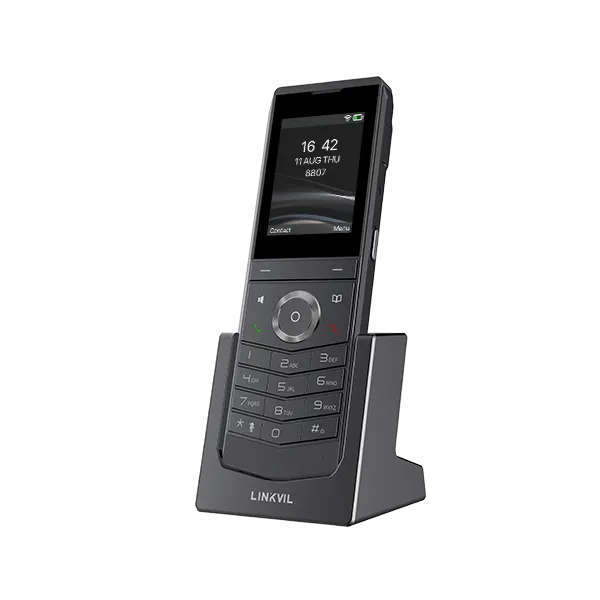 Fanvil Linkvil W611W Portable Wi-Fi Phone 2.4' Color Screen, Support Dual-band Wi-Fi, Up To 9 Hou...