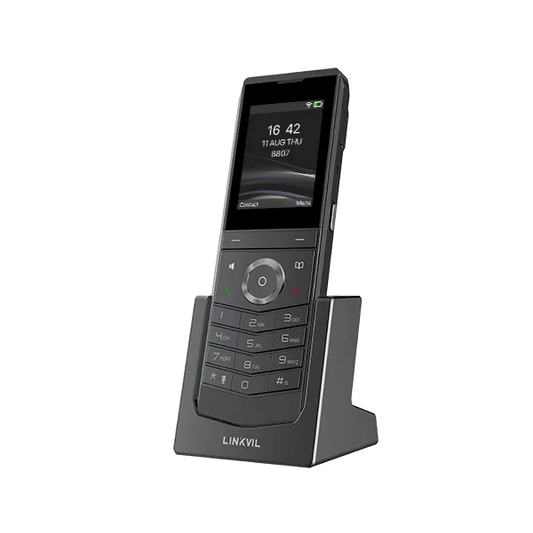 Fanvil Linkvil W611W Portable Wi-Fi Phone 2.4' Color Screen, Support Dual-band Wi-Fi, Up To 9 Hou...