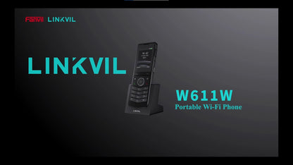 Fanvil Linkvil W611W Portable Wi-Fi Phone 2.4' Color Screen, Support Dual-band Wi-Fi, Up To 9 Hou... - Image 3