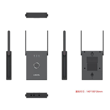 Fanvil Linkvil W710D DECT IP Base Station, Up to 10 simultaneous calls,  Up to 10 Handsets, Up to... - Image 2
