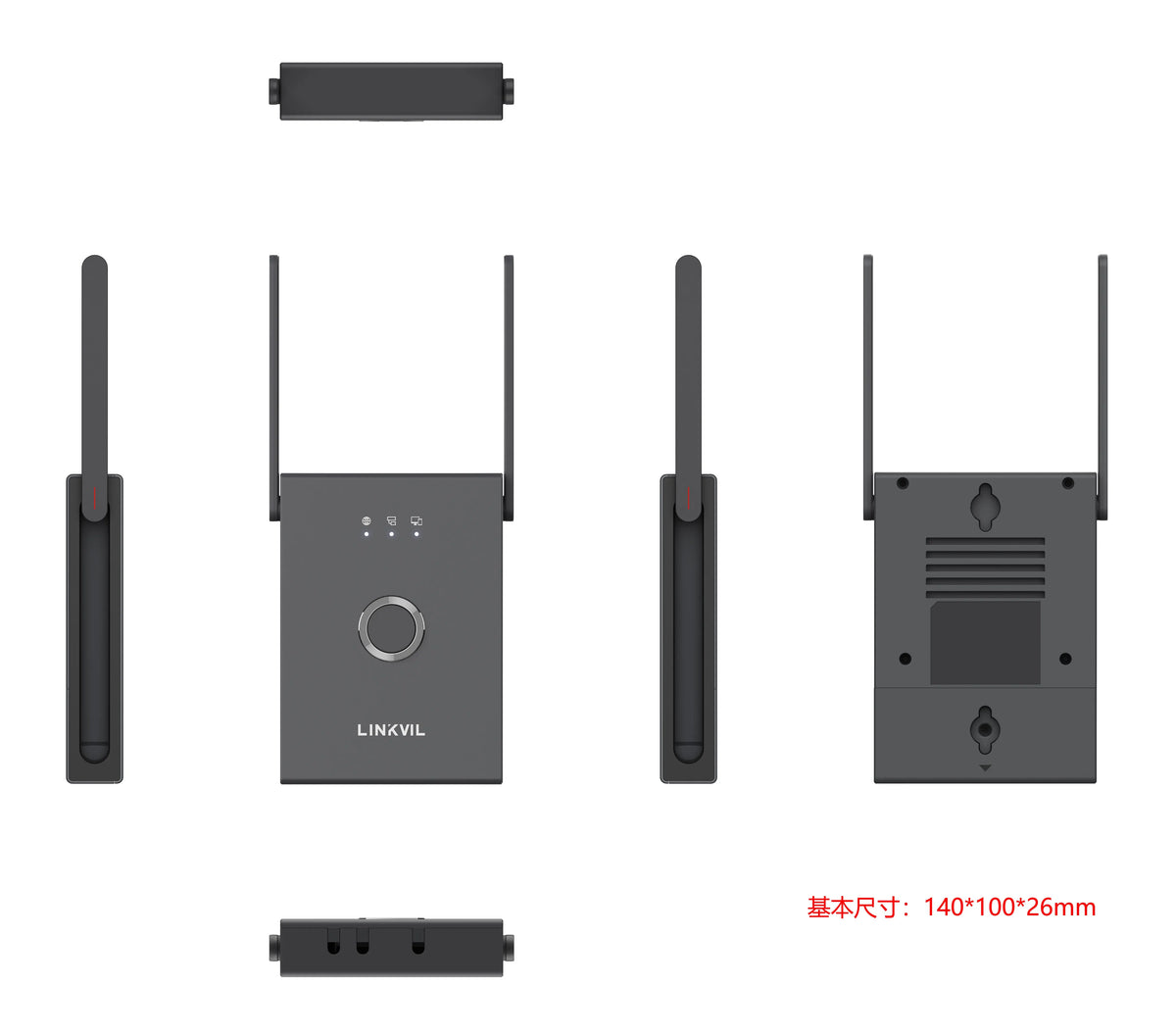 Fanvil W710H IPCT Wireless Base Station, IPCT（IP Cordless Telecommunications）is a roaming communi... - Image 2