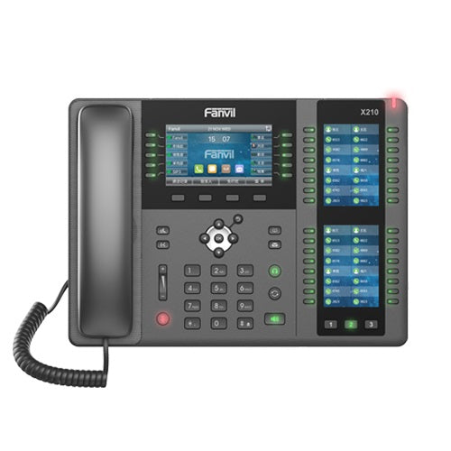 Fanvil X210 Enterprise IP Phone - 4.3' (Video) Colour Screen, 20 Lines, 106 x DSS Buttons, Dual G... - Image 2