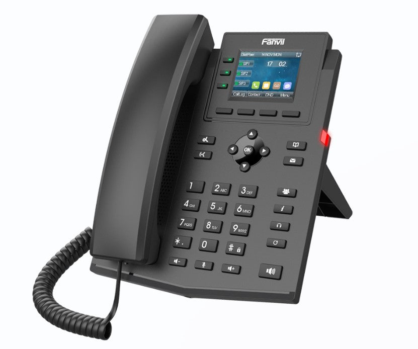 Fanvil X303W Enterprise IP Phone, 2.4-inch Color Screen, 4 SIP Lines, 6-party conferencing, HD au... - Image 2