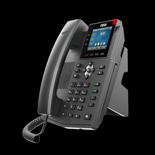 Fanvil X3U Pro Enterprise IP Phone - 2.8' Colour Screen, 3 Lines, No DSS Buttons, Dual Gigabit NI... - Image 3