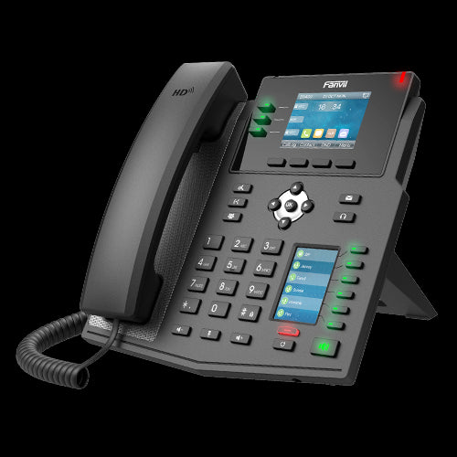 Fanvil X4U Enterprise IP Phone - 2.8' Colour Screen, 4 Lines, 30 x DSS Buttons, *SBC Ready, Dual...