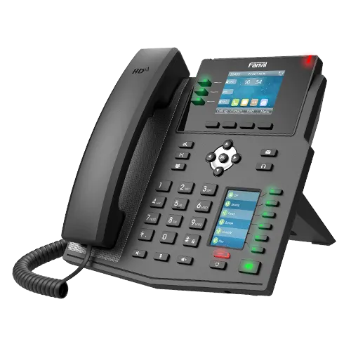 Fanvil X4U Enterprise IP Phone - 2.8' Colour Screen, 4 Lines, 30 x DSS Buttons, *SBC Ready, Dual...