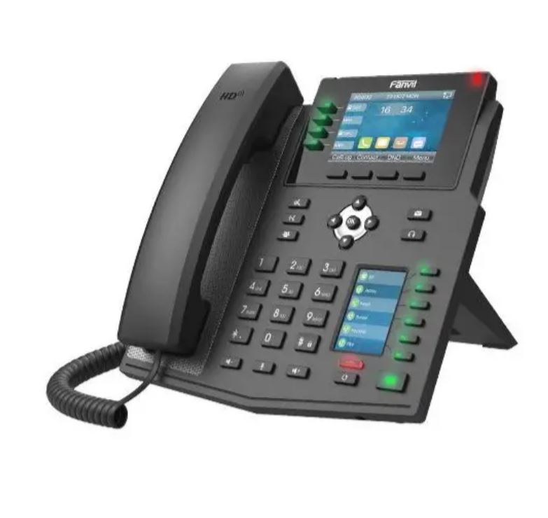Fanvil X5U High End Enterprise IP Phone - 3.5' Colour Screen, 16 Lines, 40 x DSS Buttons, Dual Gi... - Image 4