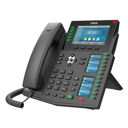 Fanvil X6U Enterprise IP Phone - 4.3' (Video) Colour Screen, 20 Lines, 60 x DSS Buttons, Dual Gig...