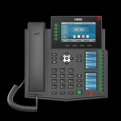 Fanvil X6U Enterprise IP Phone - 4.3' (Video) Colour Screen, 20 Lines, 60 x DSS Buttons, Dual Gig... - Image 2