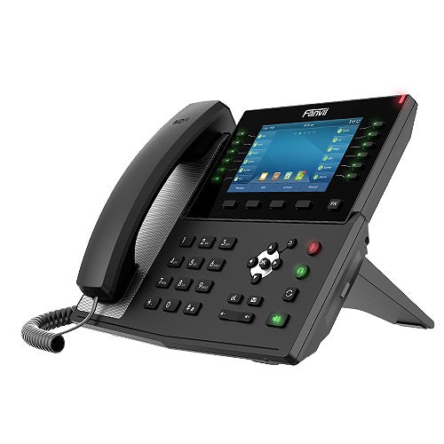Fanvil X7C Enterprise Color IP Phone, 5' Hig Res Screen, 20 SIP Lines, HD Audio, Built In Bluetoo...
