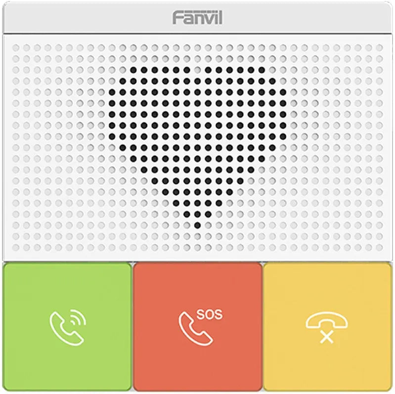 Fanvil Y501 2 SIP Lines Healthcare Intercom, HD Audio, Waterproof  Dustproof, PoE Enabled, Wall M...