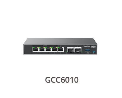 Grandstream GCC6000 Built-in IPPBX (10 Users, 4 Concurrent Calls) + enterprise-grade firewall + V...