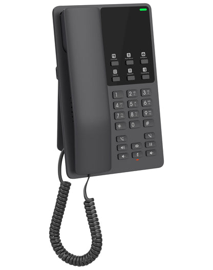 Grandstream GHP621 Desktop Hotel Voice IP Phone, Black, PoE, Wired Handset, 2 Lines, LCD, Gigabit... - Image 3