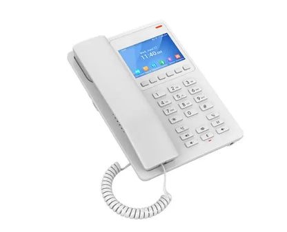 Grandstream GHP630W Desktop Hotel Phone, 3.5' Color LCD, PoE, Dual-band WiFi 6, White - VOIP Phones - Image 3