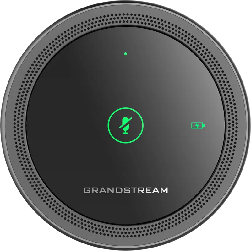 Grandstream GMD1208 Desktop Wireless Expansion Microphone, Bluetooth, 1500mA Li-ion Battery, 8 Om...