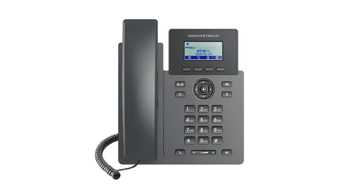 Grandstream GRP2601 Carrier Grade  2 Line IP Phone, 2 SIP Accounts, 2.2' LCD, 132x48 Screen, HD A...