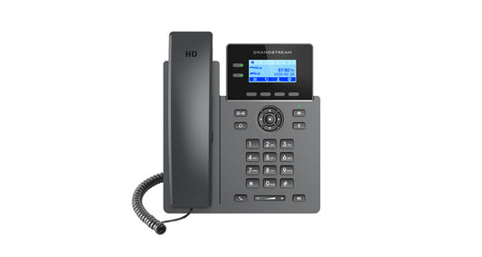 Grandstream GRP2602G Carrier Grade 2 Line IP Phone, 2 SIP Accounts, 2.2' LCD, 132x48 Screen, HD A...