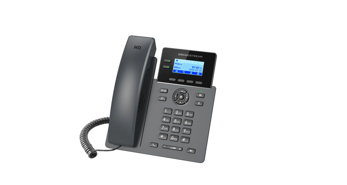 Grandstream GRP2602G Carrier Grade 2 Line IP Phone, 2 SIP Accounts, 2.2' LCD, 132x48 Screen, HD A... - Image 3