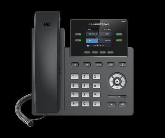 Grandstream GRP2612 4 Line IP Phone, 2 SIP Accounts, 320x240 Colour Screen, HD Audio, Includes PS...