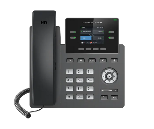 Grandstream GRP2612 4 Line IP Phone, 2 SIP Accounts, 320x240 Colour Screen, HD Audio, Includes PS...