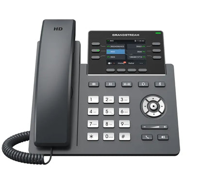 Grandstream GRP2613W 6 Lines, 6 SIP Accounts,  2.8 in scrn, PoE + GigE, Color, WiFi,  HD Audio,...