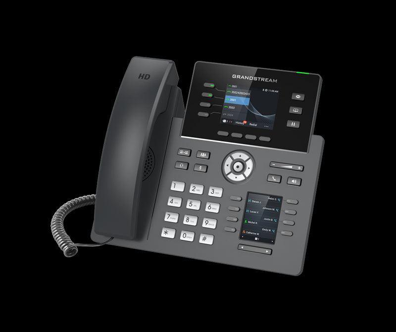 Grandstream GRP2614 4 Line IP Phone, 4 SIP Accounts, 320x240 Colour Screen, BLF Keys, HD Audio... - Image 3