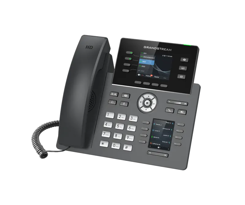 Grandstream GRP2614 4 Line IP Phone, 4 SIP Accounts, 320x240 Colour Screen, BLF Keys, HD Audio... - Image 3