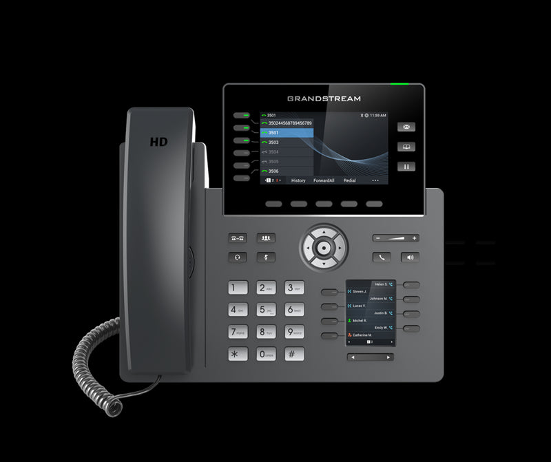 Grandstream GRP2616 6 Line IP Phone, 6 SIP Accounts, 480x272 Colour Screen, HD Audio, Integrated...