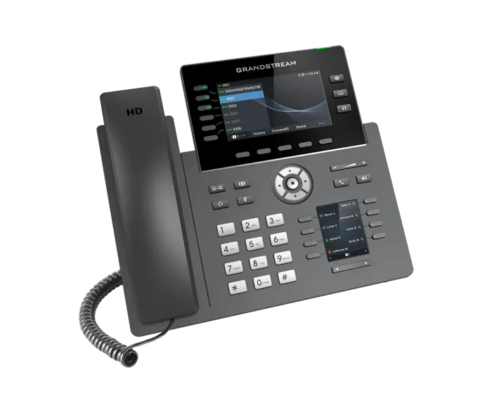 Grandstream GRP2616 6 Line IP Phone, 6 SIP Accounts, 480x272 Colour Screen, HD Audio, Integrated... - Image 3