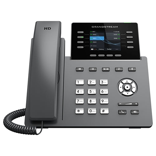 Grandstream GRP2624 8-line professional carrier-grade IP phone with integrated PoE and Wi-Fi - VO...