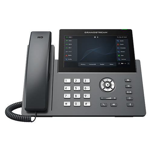 Grandstream GRP2670 12 Line IP Phone, 6 SIP Accounts,7' Touch Screen, BLF Keys, HD Audio - VOIP P...