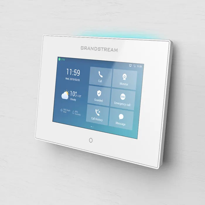Grandstream GSC3570 HD Intercom and Facility Control Station, 7-inch touch screen LCD and full du...