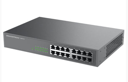 Grandstream IPG-GWN7702 Unmanaged Network Switch With 16 Ports Of Gigabit Ethernet Connectivity