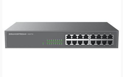Grandstream IPG-GWN7702 Unmanaged Network Switch With 16 Ports Of Gigabit Ethernet Connectivity