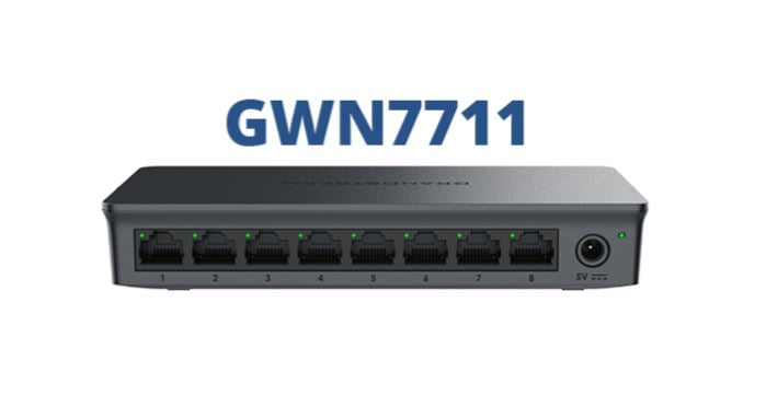 *LS* Grandstream GWN7711 Layer 2-Lite Managed Switch, 8 x GigE, Switches for Small-to-Medium Busi...