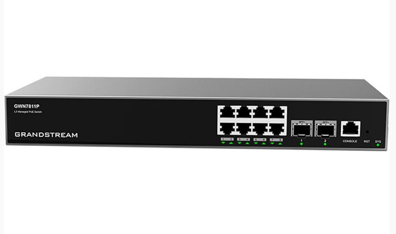 Grandstream GWN7811P 8-Port PoE Switch, Layer 3  Managed Network Switch with extensive features t... - Image 3