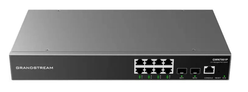 *LS* Grandstream IPG-GWN7811 Layer 3 network switch with 8 RJ45 Gigabit Ethernet ports for copper... - Image 2