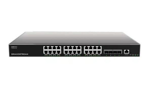 *LS* Grandstream IPG-GWN7813 Layer 3 network switch with 24 RJ45 Gigabit Ethernet ports for coppe...