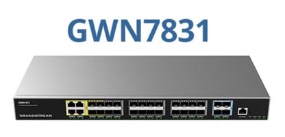 Grandstream GWN7831 Enterprise Layer 3 Managed Aggregation Switch, 20 x SFP, 4 x SFP/GigE Combo,... - Image 3