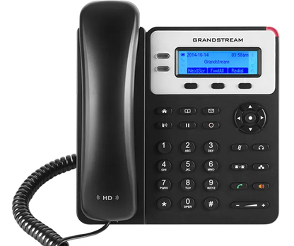 Grandstream GXP1625 2 Line IP Phone, 2 SIP Accounts, 132x48 Backlit Graphical LCD Display, HD Aud...