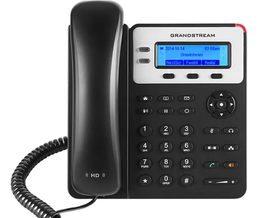 Grandstream GXP1625 2 Line IP Phone, 2 SIP Accounts, 132x48 Backlit Graphical LCD Display, HD Aud...