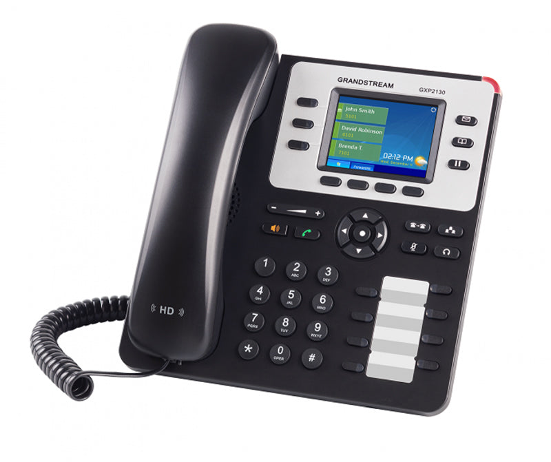*LS Grandstream GXP2130 3 Line IP Phone, 3 SIP Accounts, 320x240 Colour LCD Screen, HD Audio, Bui... - Image 3