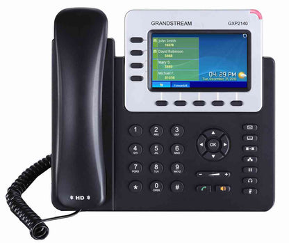 *LS* Grandstream GXP2140 4 Line IP Phone, 4 SIP Accounts, 480x272 Colour LCD Screen, HD Audio, Bu...