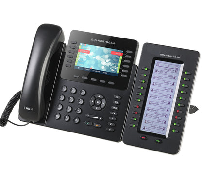 Grandstream GXP2170 12 Line IP Phone, 6 SIP Accounts, 480x272 Colour Screen, HD Audio, Build In Bluetooth, Powerable Via POE