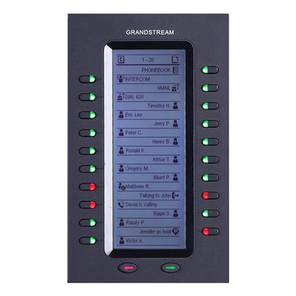 *LS* Grandstream GXP2200 Extension Module, 20 key Expansion Module, 128x384 LCD for GXP2140, GXP2...